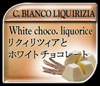 Cioccolato bianco liquirizia